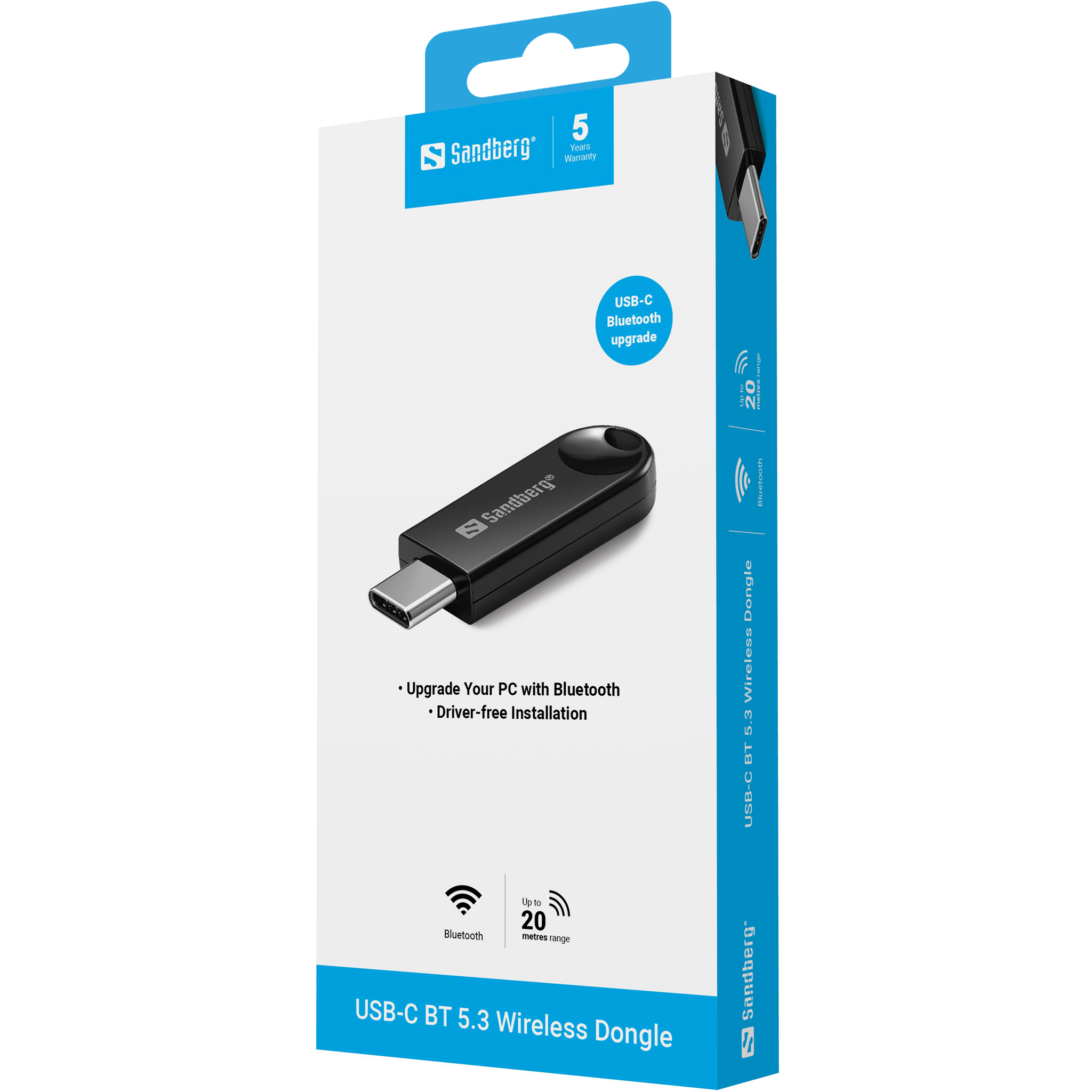 13669 SANDBERG Adapter USBC bluetooth