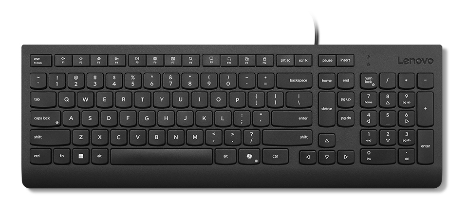 LENOVO Essential Wired Keyboard Black German 129