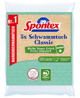 Spontex Schwammtuch Classic Antibac PEFC 5er Pack