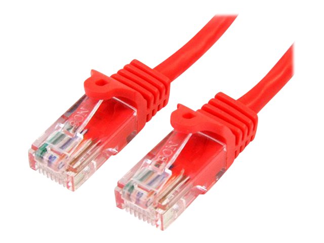 STARTECH.COM 2m Cat5e RJ45 UTP Netzwerkkabel Snagless - Cat 5e Patchkabel - Rot - Stecker / Stecker STARTECH.COM 2m Cat5e RJ45 UTP Netzwerkkabel Snagless - Cat 5e Patchkabel - Rot - Stecker / Stecker