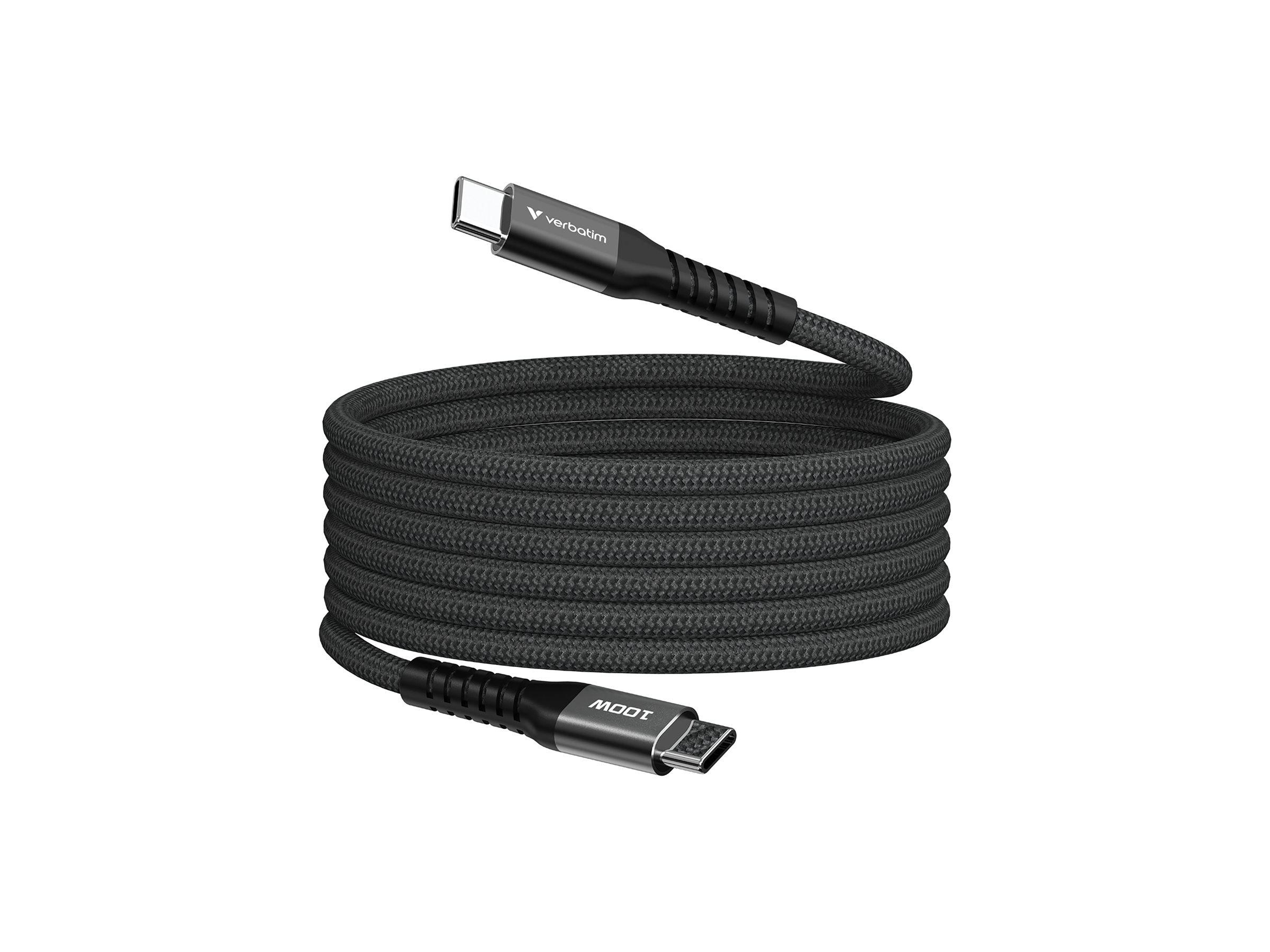 Verbatim Sync & Charge USB-C auf USB-C 60W Magnetisches Kabe l120cm Schwarz