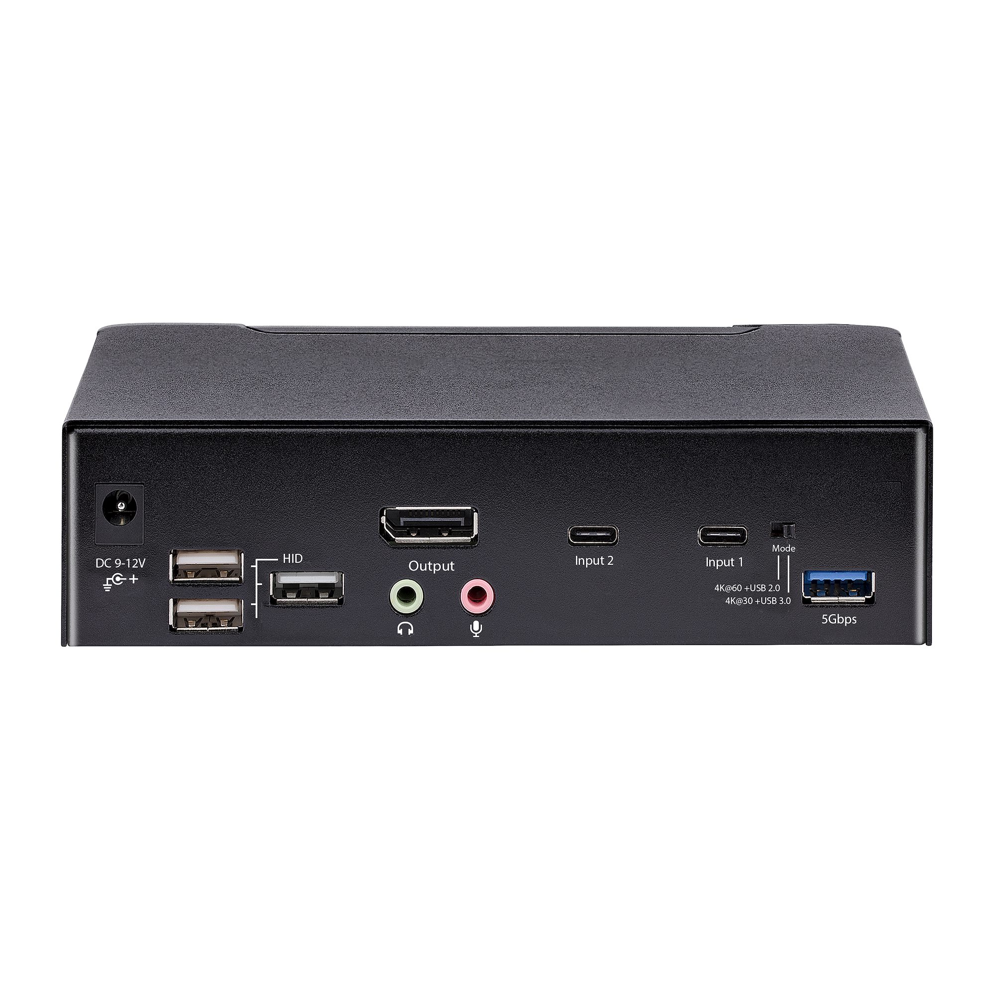 StarTech.com USB-C KVM Switch 2 Port DisplayPort 4K 60Hz