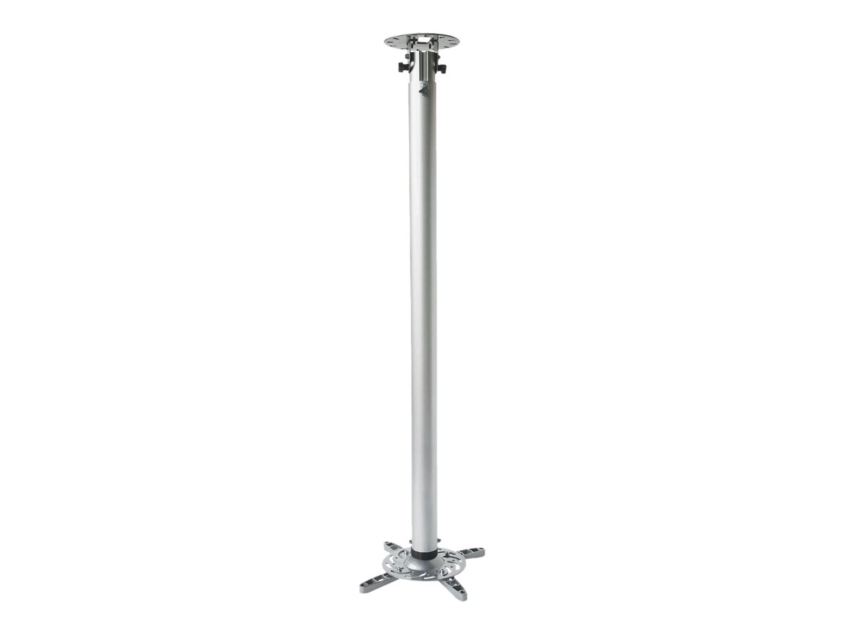 TECHLY Profi Deckenhalterung fuer Beamer silber ausziehbar 110-197cm