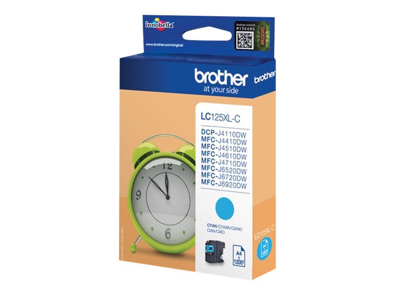LC125XLC BROTHER MFC Tinte cyan HC 1200 LC125XLC BROTHER MFC Tinte cyan HC 1200