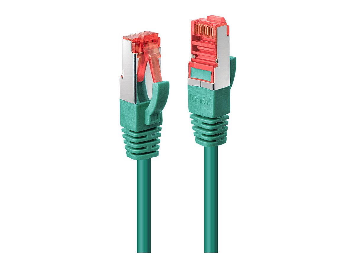 LINDY Cat.6 S/FTP Kabel, gruen, 1m Patchkabel