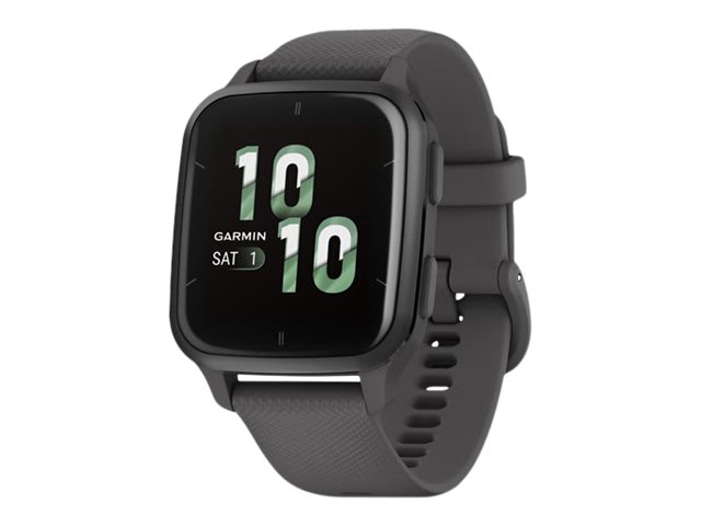 Garmin Venu Sq 2 - GPS-Fitness-Smartwatch mit 1,4" AMOLED Display, dunkelgrau