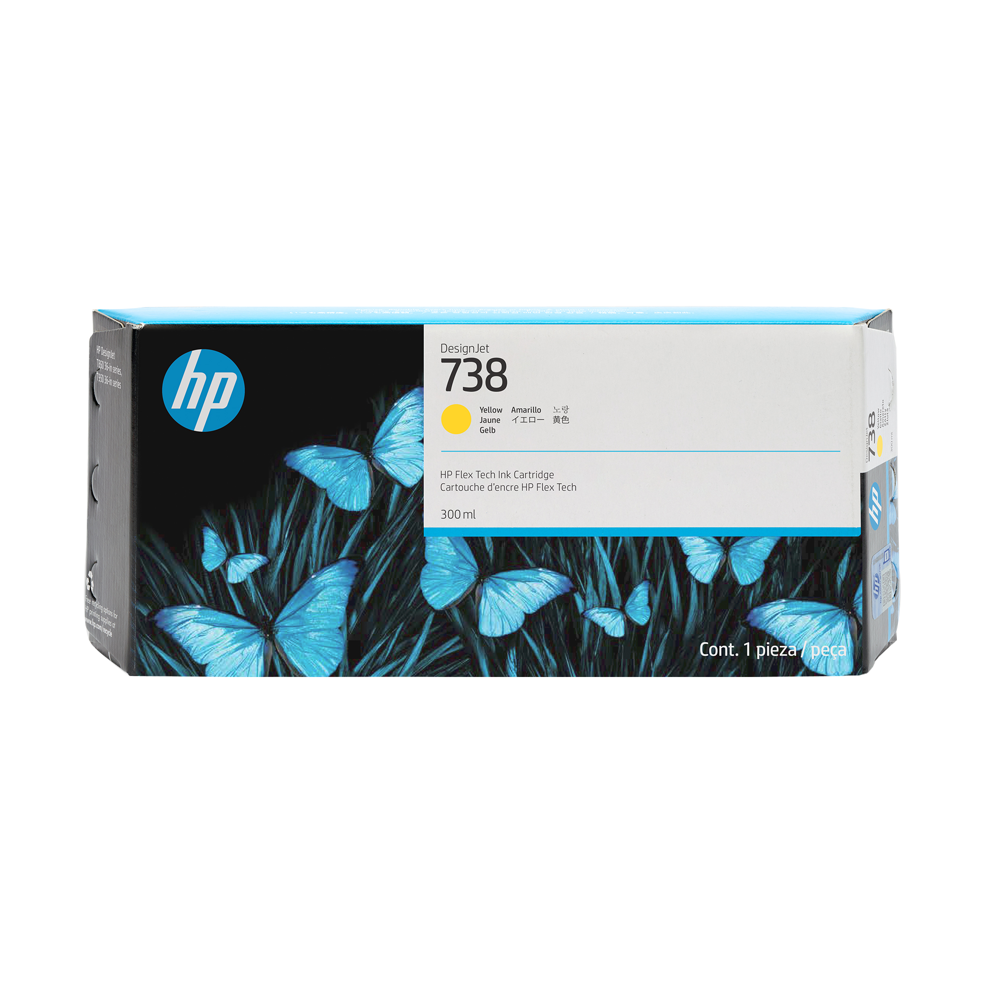 HP 738676M8A gelb Druckerpatrone