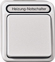 Merten Heizungsnotschalter Aquastar MEG34488029 1-polig Leuchte lichtgrau