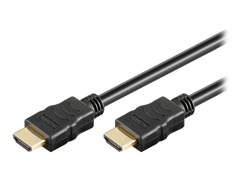 TECHLY High Speed HDMI Kabel mit Ethernet 1m Schwarz 2xHDMI Stecker 19pol. mit Goldbeschichtung AWG30 TECHLY High Speed HDMI Kabel mit Ethernet 1m Schwarz 2xHDMI Stecker 19pol. mit Goldbeschichtung AWG30