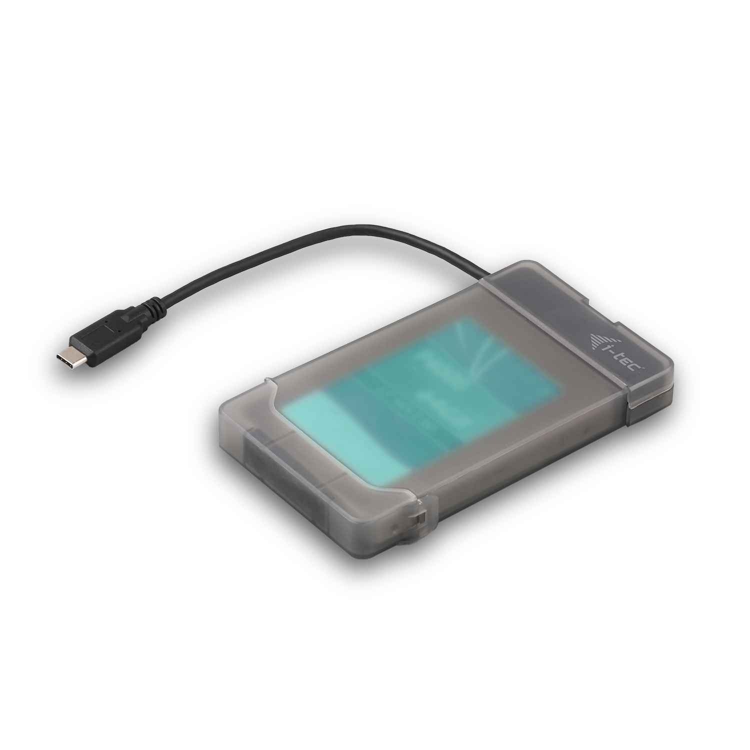 ITEC USBC Advance My Safe Easy, Gehaeuse 6,4cm 2,5Zoll Festplattengehaeuse fuer SATA HDD SSD, USBC 31 10Gbps, kompatibel mit TB3