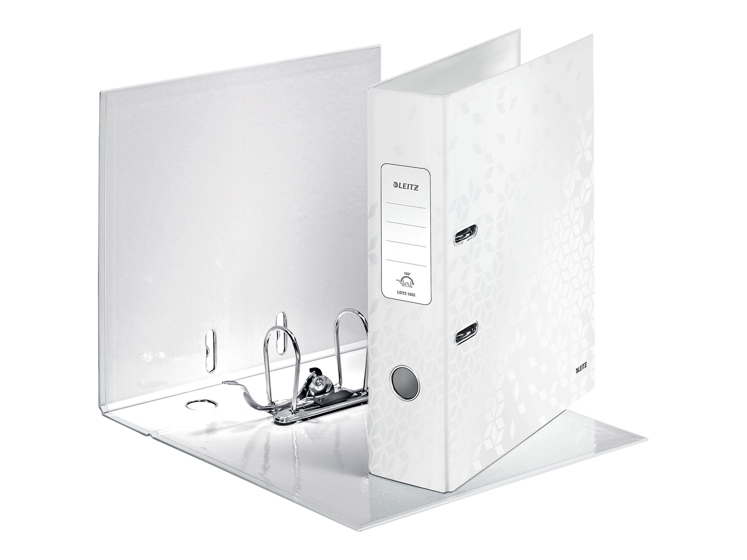 LEITZ Ordner weiss Karton 8,0 cm DIN A4