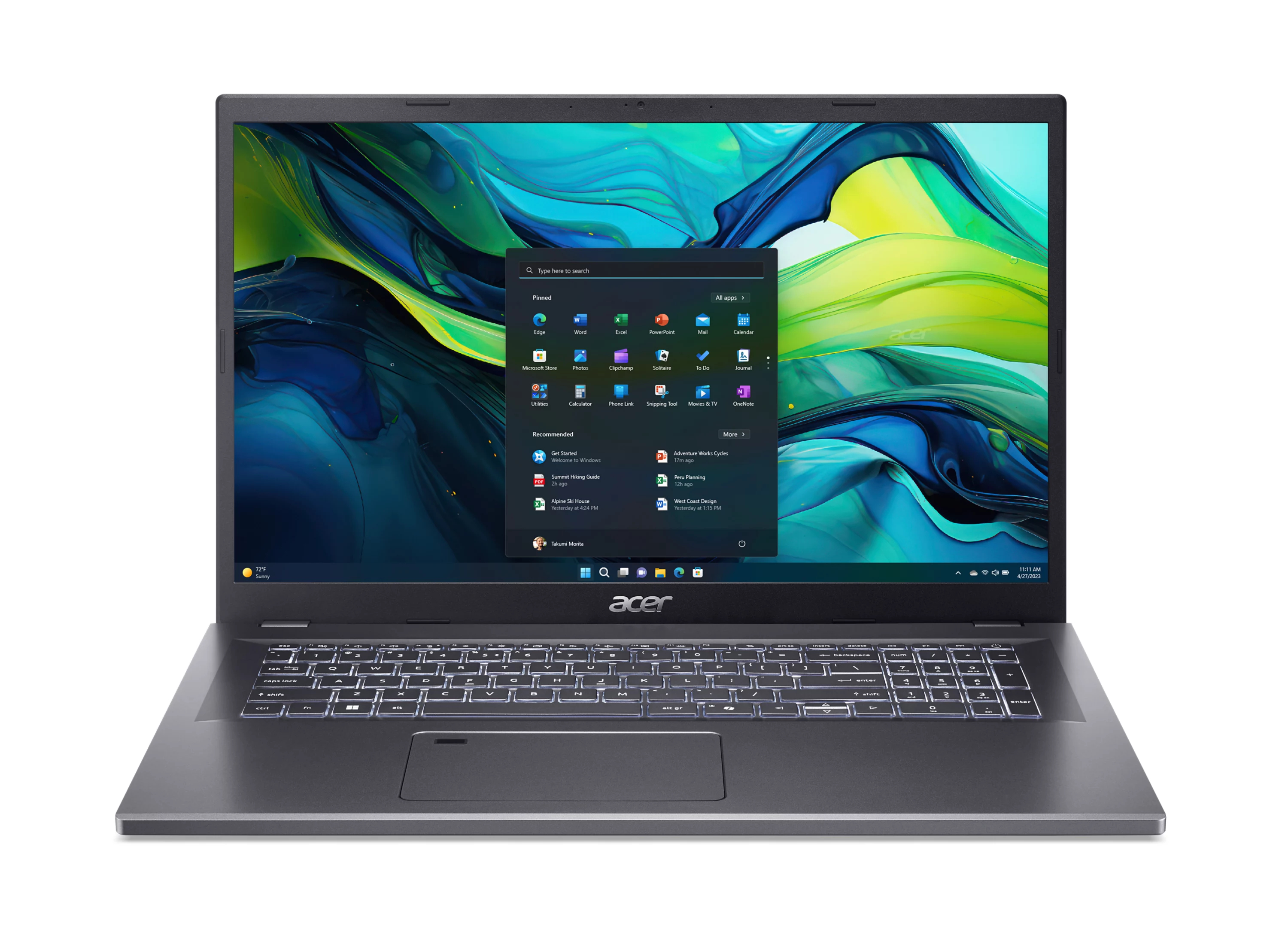 Acer Aspire 17 A17-51M 17,3 Zoll Intel Core 7 150U 16 GB 1 TB SSD