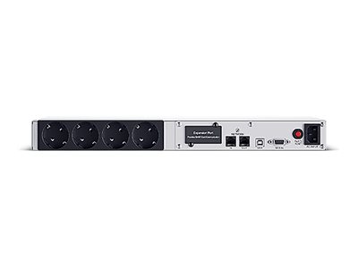 CYBERPOWER OR650ERM1UGR Line Interactive 600VA/360W Rackmount 1U LCD GreenPower RJ11/RJ45 Ausgang Schuko USB SNMP SLOT
