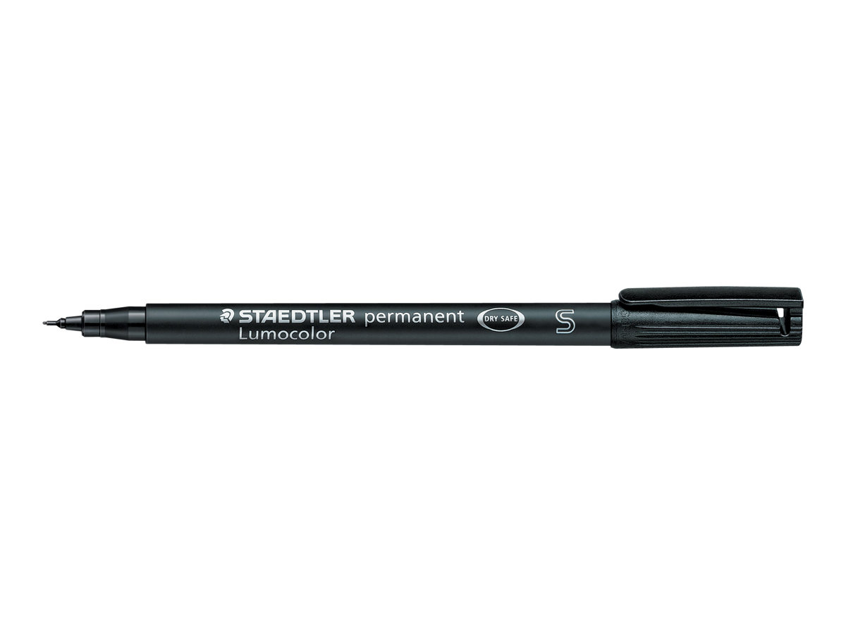 10 STAEDTLER Lumocolor Folienstifte schwarz 0,4 mm permanent 10 STAEDTLER Lumocolor Folienstifte schwarz 0,4 mm permanent