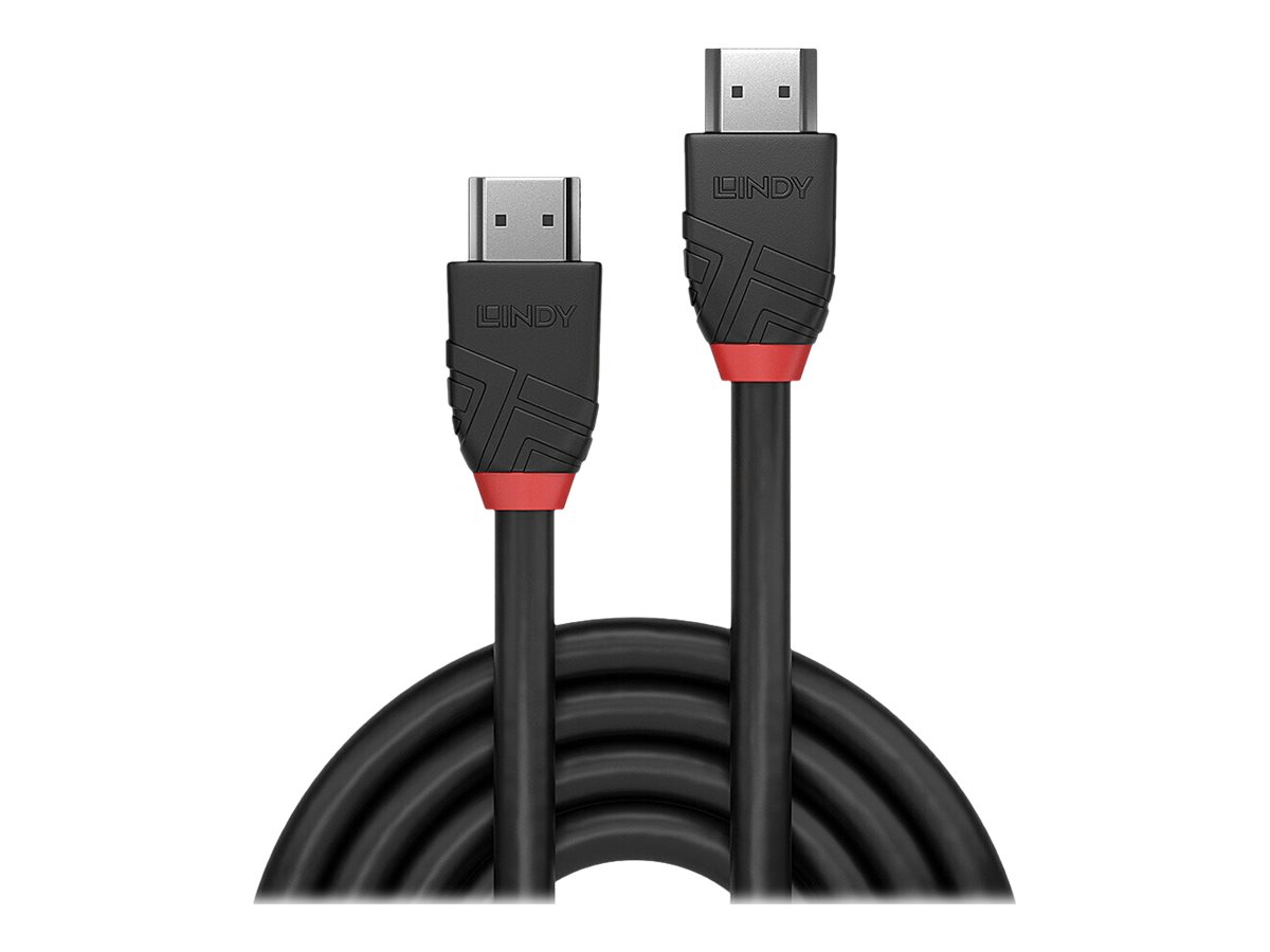 LINDY 3m 8K60Hz HDMI Cable Black Line LINDY 3m 8K60Hz HDMI Cable Black Line