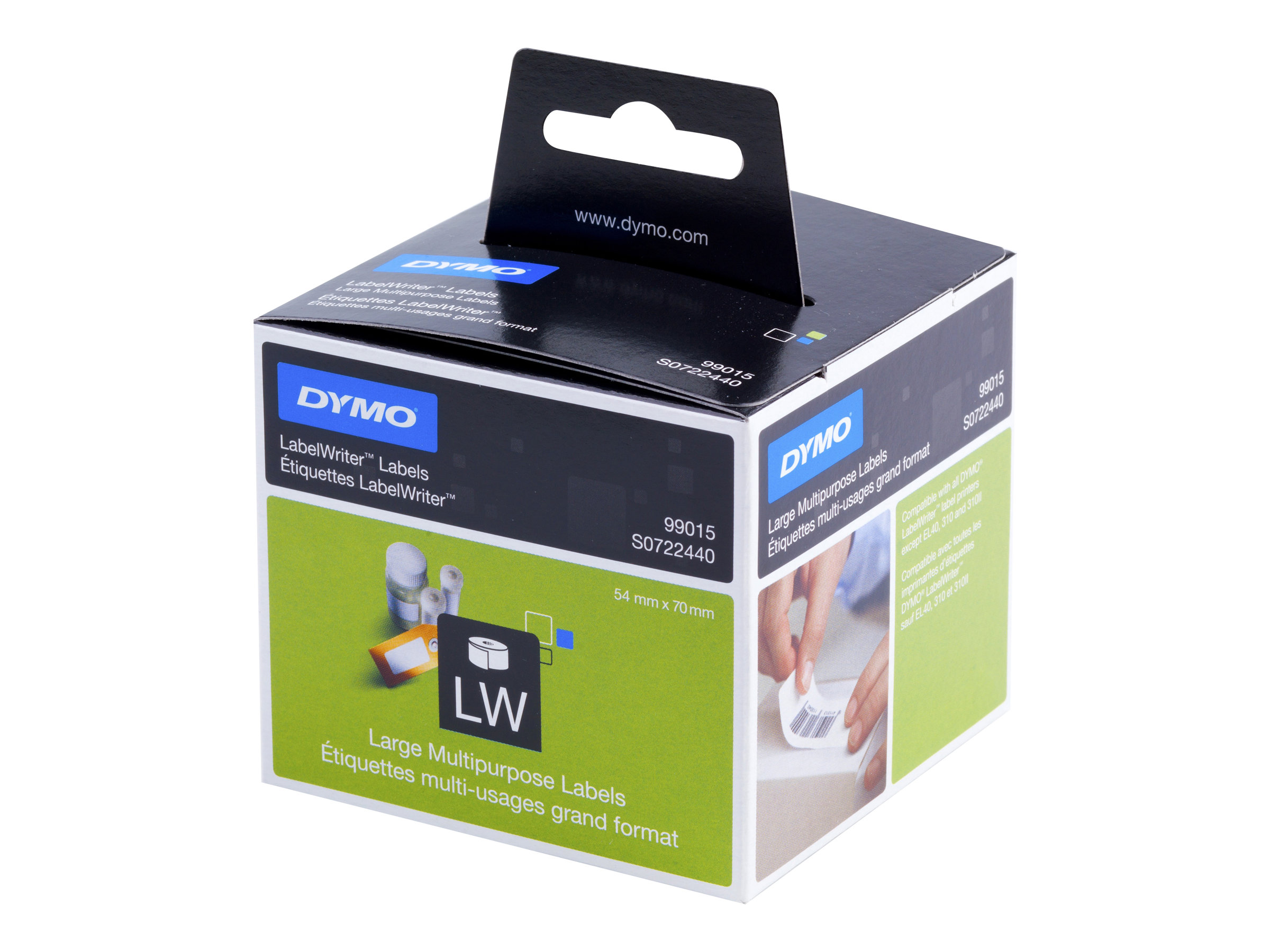 S0722440 DYMO 54x70mm WEISS