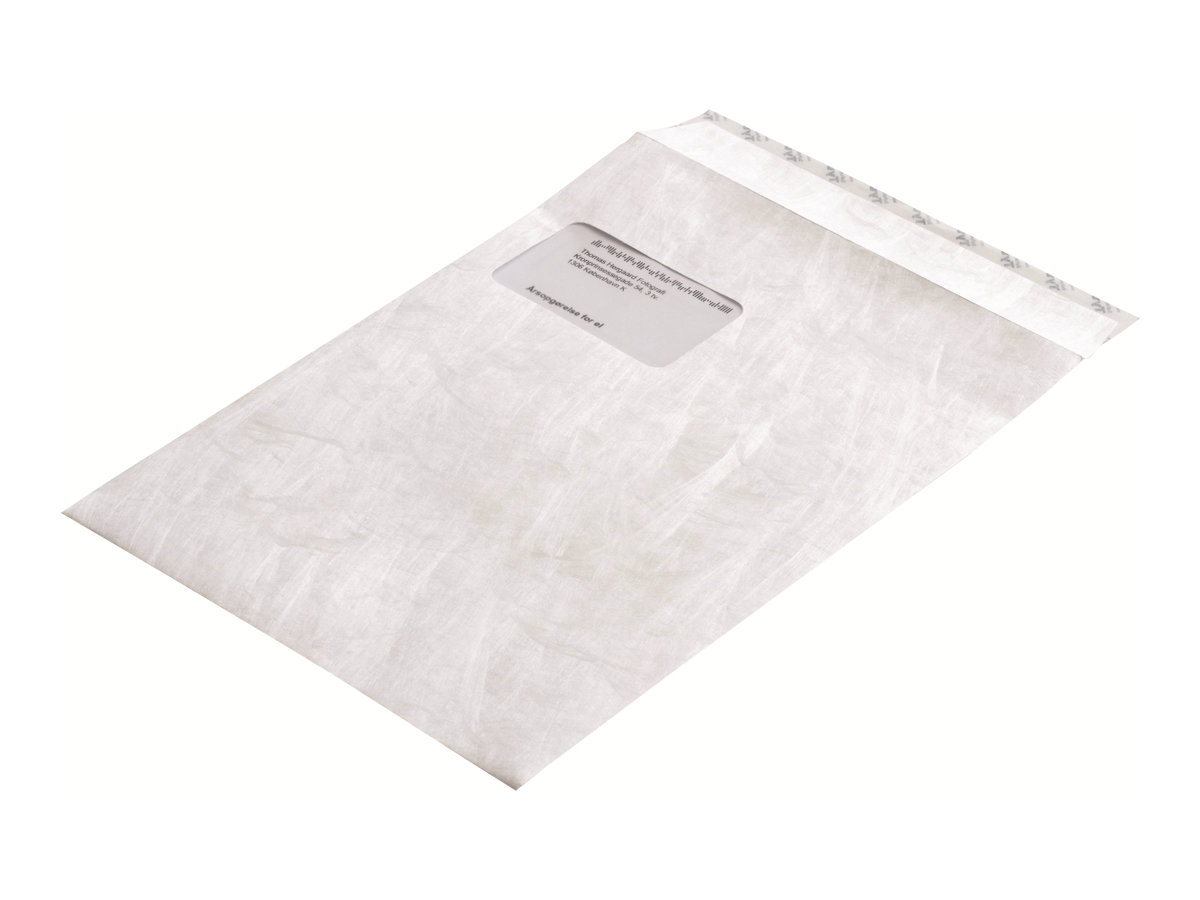 DuPont BONG Tyvek Pocket C4 mit Fenster Weiß