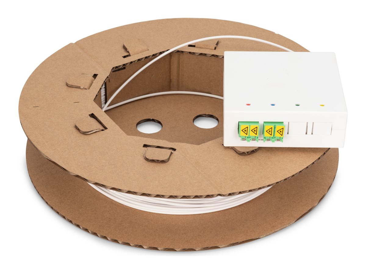 DIGITUS Fttx Installationskit, 4Faser, LCAPC Stecker, L 30m