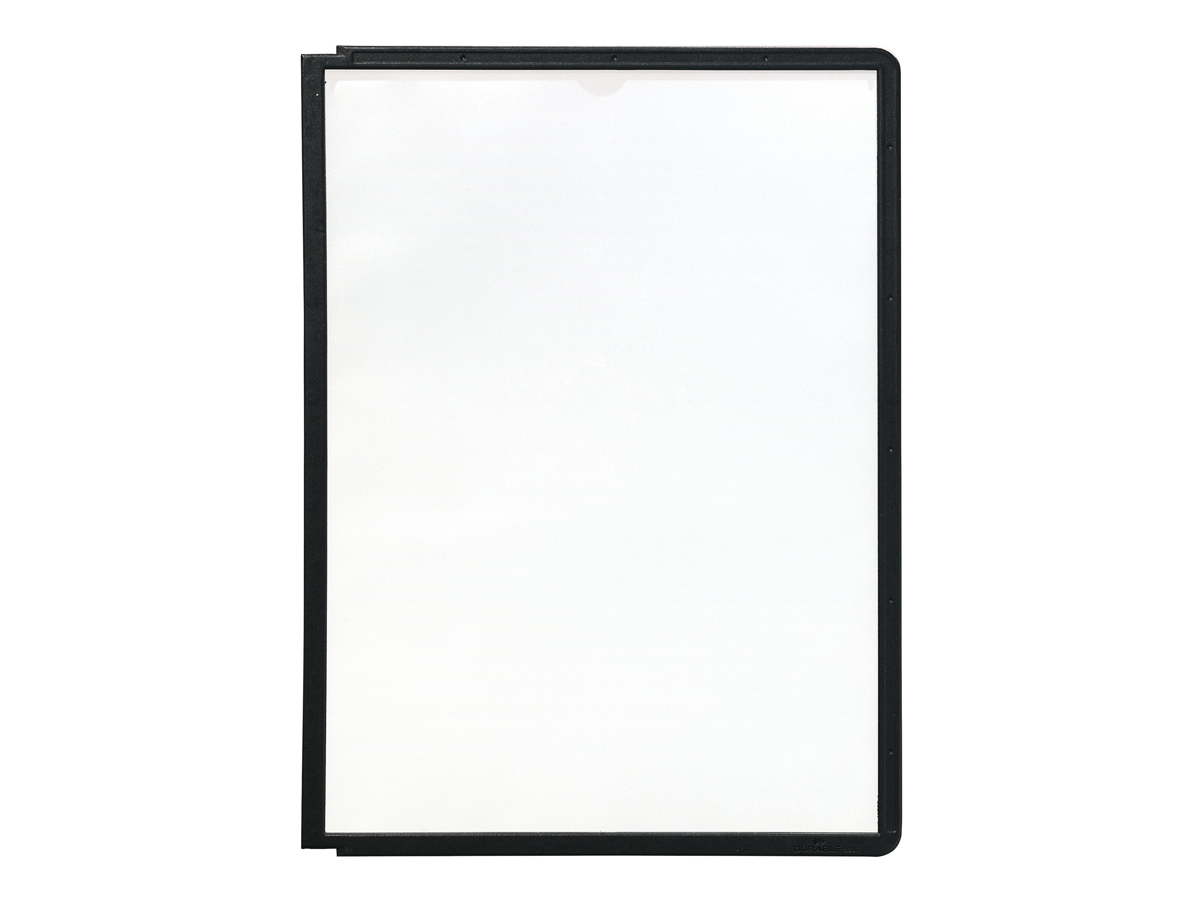 5 DURABLE Sichttafeln DIN A4 schwarz, oeffnung oben 5 DURABLE Sichttafeln DIN A4 schwarz, oeffnung oben