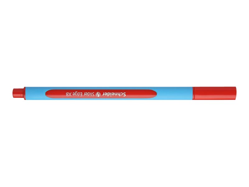 Schneider Kugelschreiber Slider Edge hellblaurot, Schreibfarbe rot, 10 St
