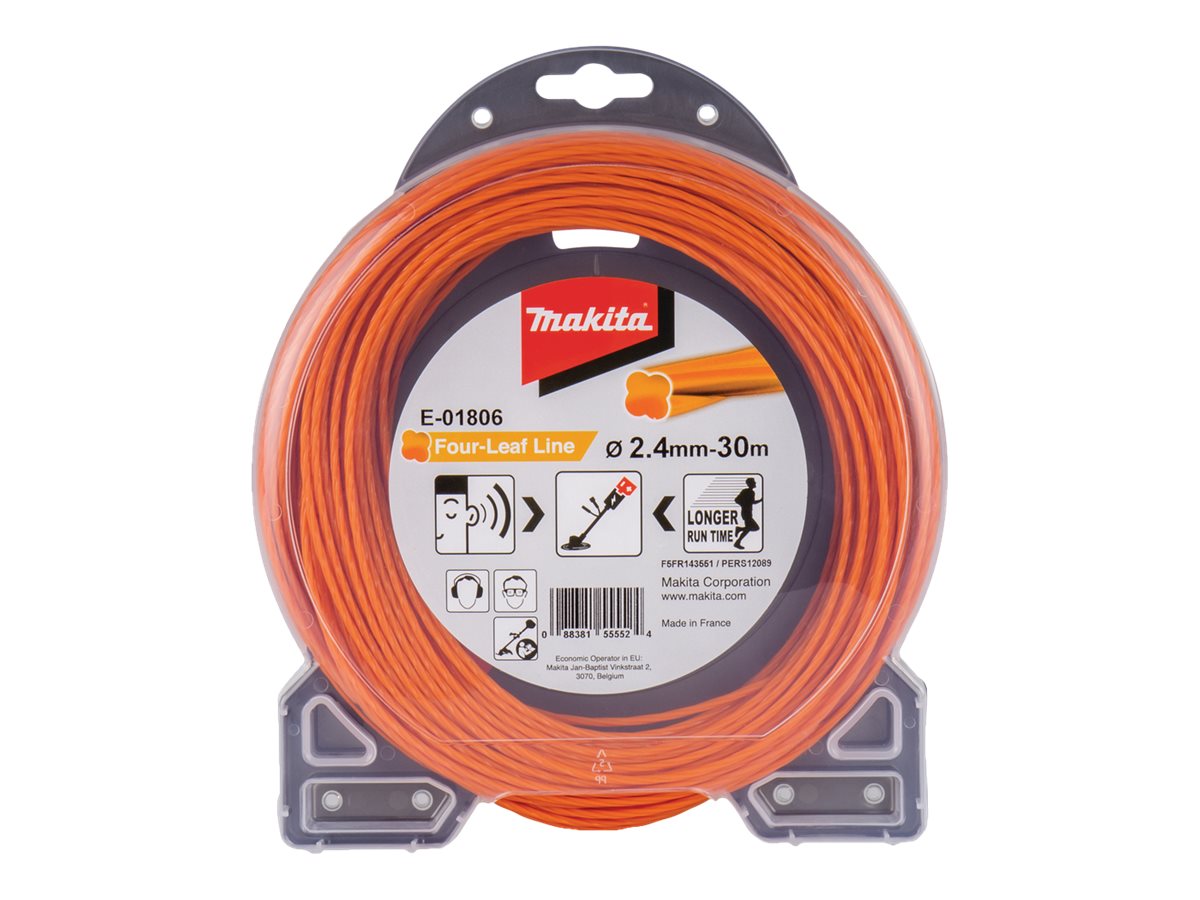makita E-01806 Mähfaden 2,4 mm x 30,0 m makita E-01806 Mähfaden 2,4 mm x 30,0 m