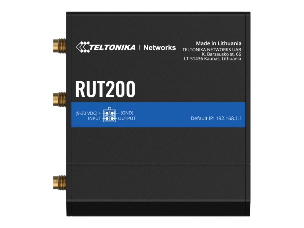 TELTONIKA NETWORKS RUT200 4G/LTE/3G/2G WiFi Router