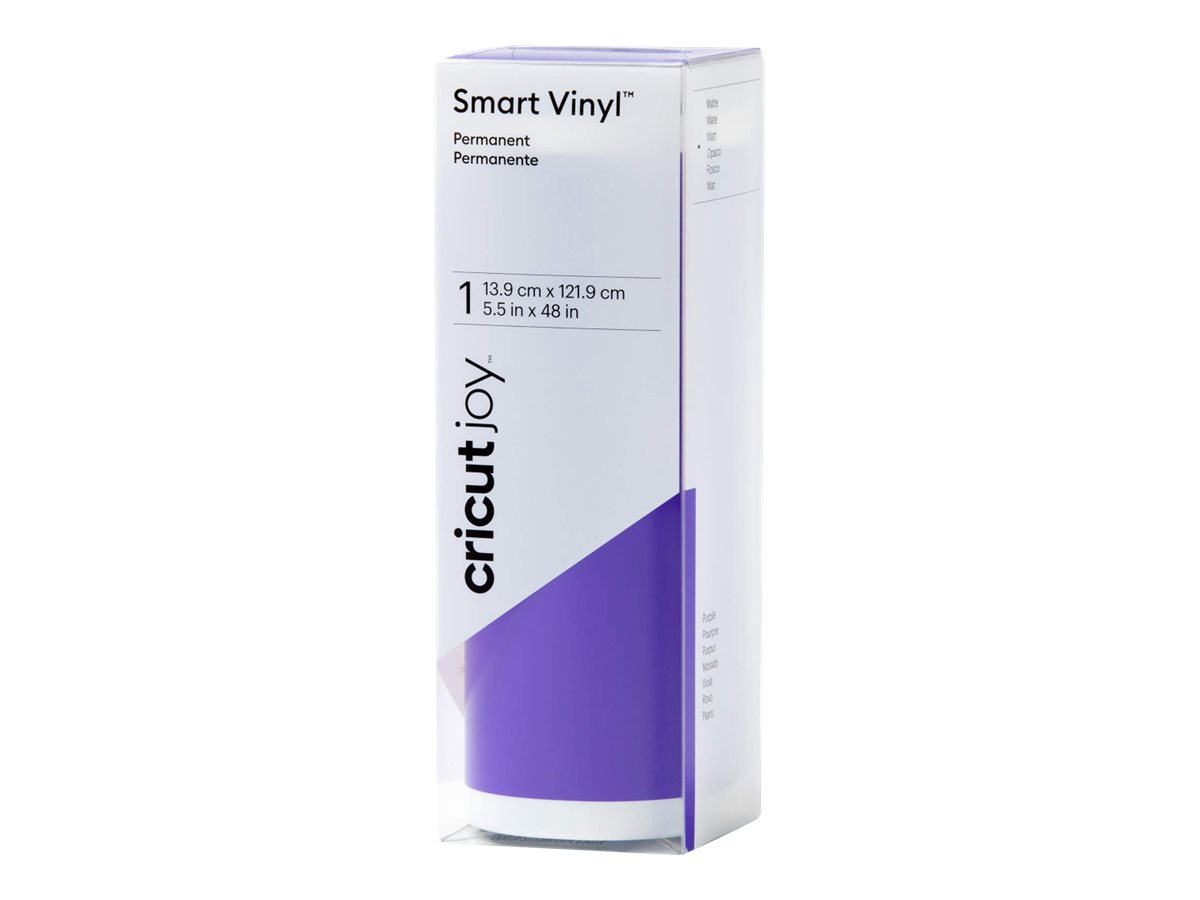 cricutâ„¢ Joy Smart Vinyl matt Vinylfolie permanent violett 13,9 x 121,9 cm, 1 Rolle cricutâ„¢ Joy Smart Vinyl matt Vinylfolie permanent violett 13,9 x 121,9 cm, 1 Rolle