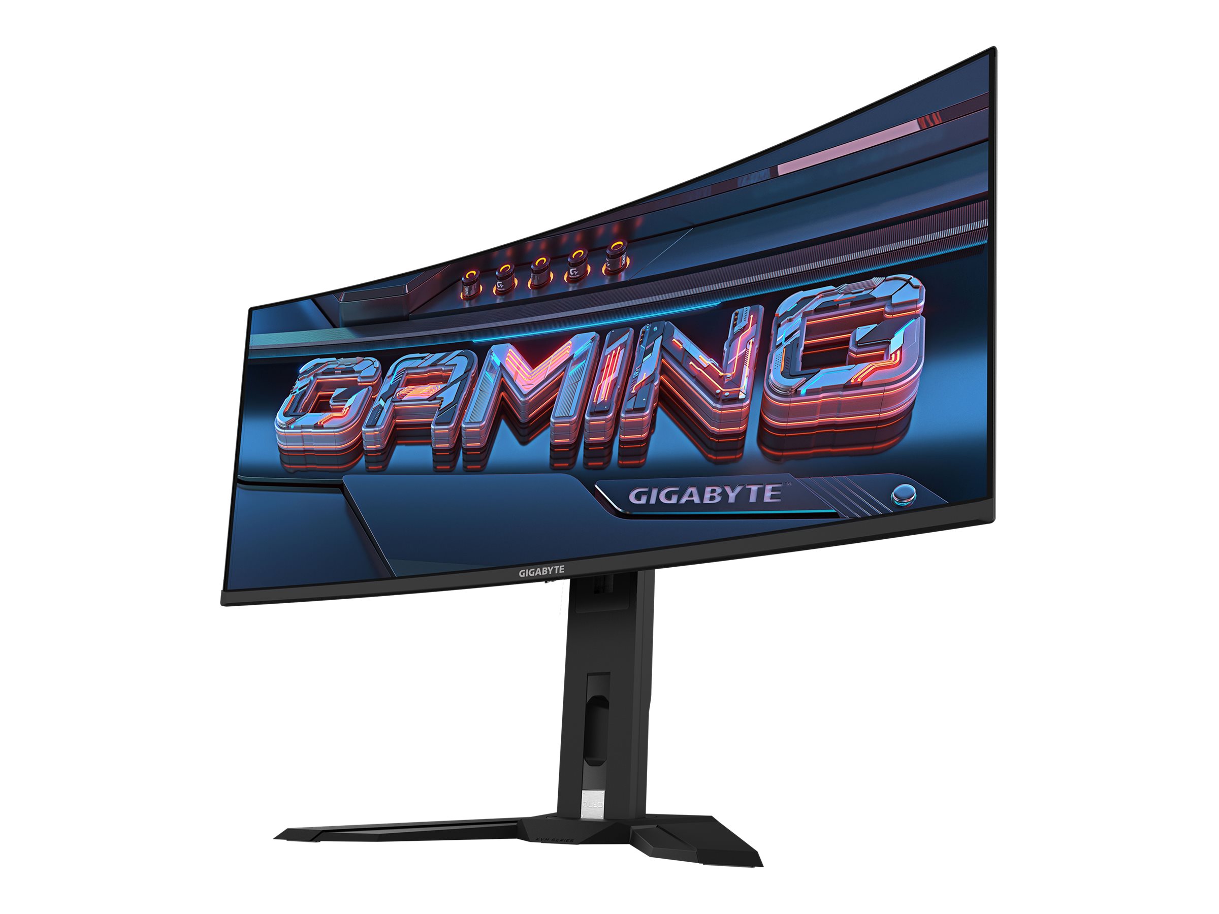 GIGABYTE MO34WQC 86,36cm 34Zoll OLED gaming monitor 3440x1440 WQHD 250 cd/m2 175Hz 2xHDMI 2.1 1xDP 1.4 1xUSB C