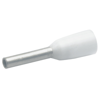 Klauke Aderendhuelse n. DIN 0,5qmm 10mm weiss VZ isoliert Klauke Aderendhuelse n. DIN 0,5qmm 10mm weiss VZ isoliert