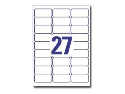 675 AVERY Zweckform Folien-Adressetiketten J4721-25 transparent 63,5 x 29,6 mm 675 AVERY Zweckform Folien-Adressetiketten J4721-25 transparent 63,5 x 29,6 mm