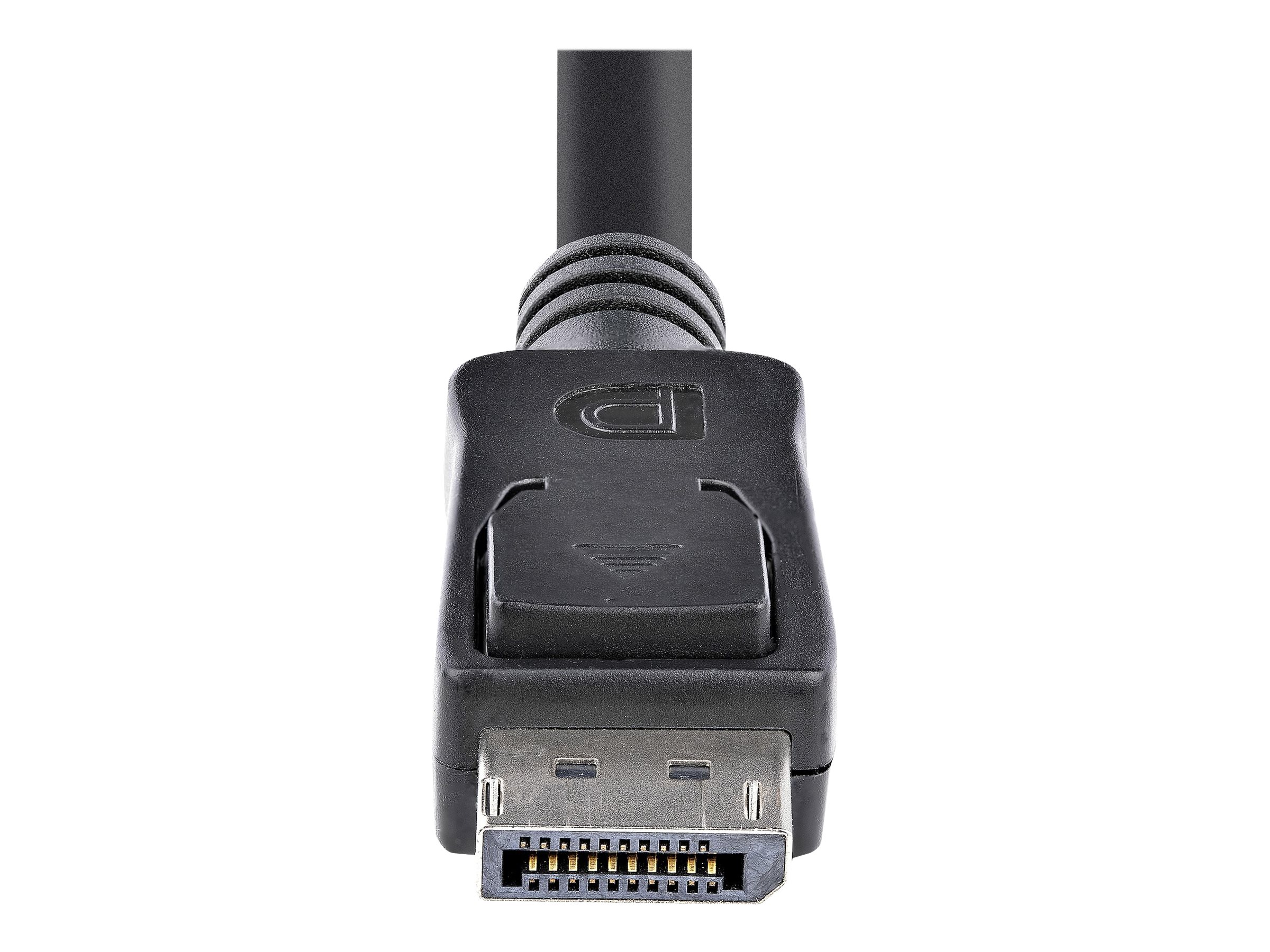 StarTech.com 2m DisplayPort 1.2 Kabel mit Verriegelung (Stecker/Stecker) - DP 4k Audio- / Videokabel Kabel - Schwarz - DisplayPort-Kabel - 2 m