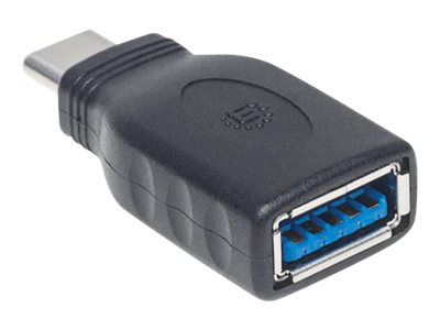 MANHATTAN USB Typ C auf Typ-A Adapter 3.1 Gen1 Typ C-Stecker auf Typ A-Buchse bis zu 5 Gbit/s schwarz MANHATTAN USB Typ C auf Typ-A Adapter 3.1 Gen1 Typ C-Stecker auf Typ A-Buchse bis zu 5 Gbit/s schwarz