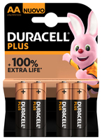 4 DURACELL Batterien PLUS Mignon AA 1,5 V