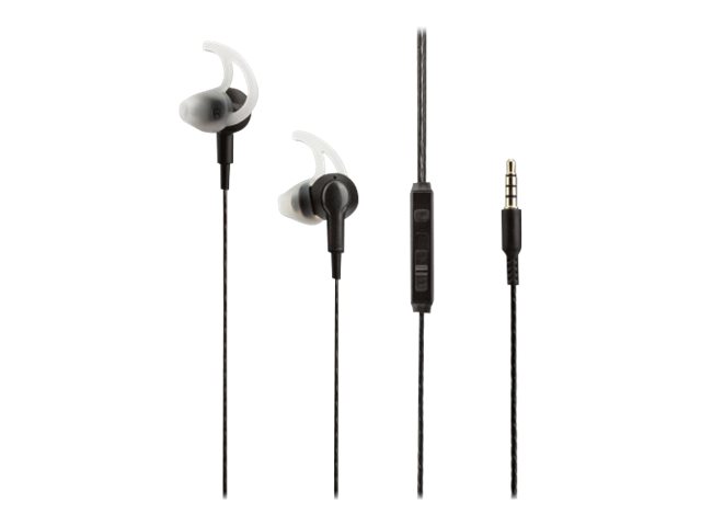 MANHATTAN In-Ear-Sportkopfhörer mit Mikrofon Regen- und schweissfest federleicht omnidirektionales Mikrofon Bedienelemente schwarz MANHATTAN In-Ear-Sportkopfhörer mit Mikrofon Regen- und schweissfest federleicht omnidirektionales Mikrofon Bedienelemente schwarz