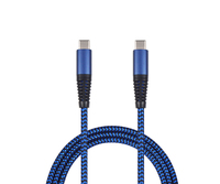 2GO USB LadeDatenkabel USB TypeC USB TypeC 1m blau