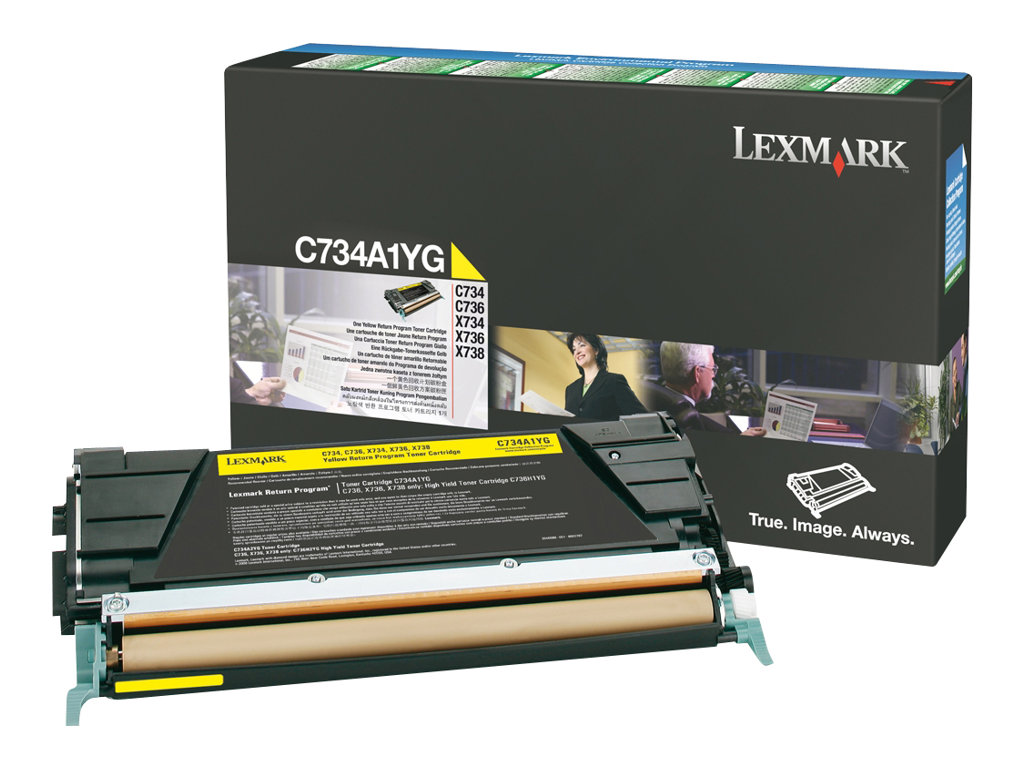 C734A1YG LEXMARK C73x/X73x Toner yellow