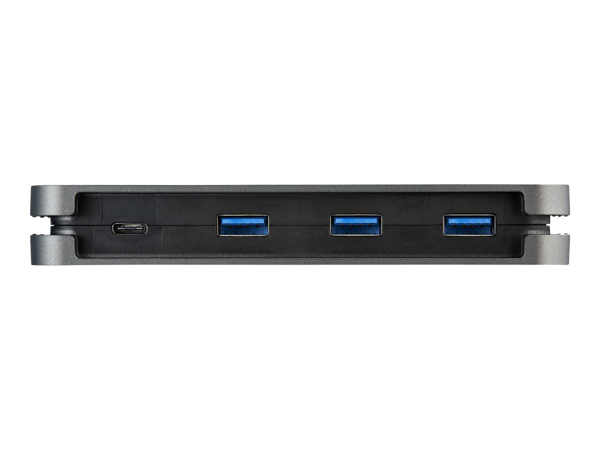 StarTech.com 4 Port USB-C-Hub - 3x USB-A/1x USB-C - 5Gbit/s USB 3.0 Typ-C Hub (3.2/3.1 Gen 1) - Busbetrieben - Tragbarer USB-C auf USB-A Adapter Hub - 28,5cm Kabel integirertes Host-Kabel (HB30CM3A1CB) - Hub - 4 Anschlüsse