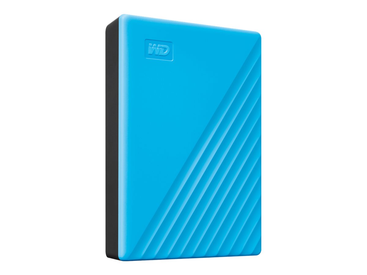 Western Digital My Passport 4 TB externe HDDFestplatte blau, schwarz