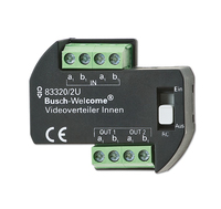 Busch-Jaeger Videoverteiler 83320/2 U innen UP Busch-Jaeger Videoverteiler 83320/2 U innen UP