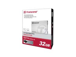 TRANSCEND SSD370S 32GB SSD 6,4cm 2,5 Zoll SATA 6Gb/s MLC Aluminium Gehaeuse