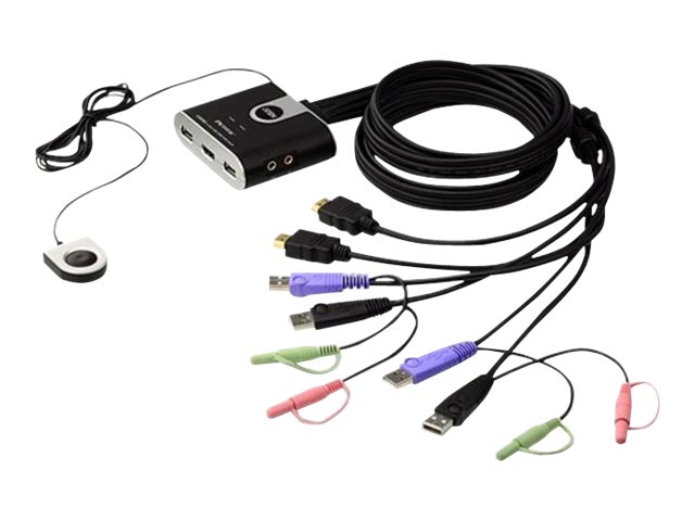 ATEN CS692 KVM Switch USB HDMI Audio 2 Ports