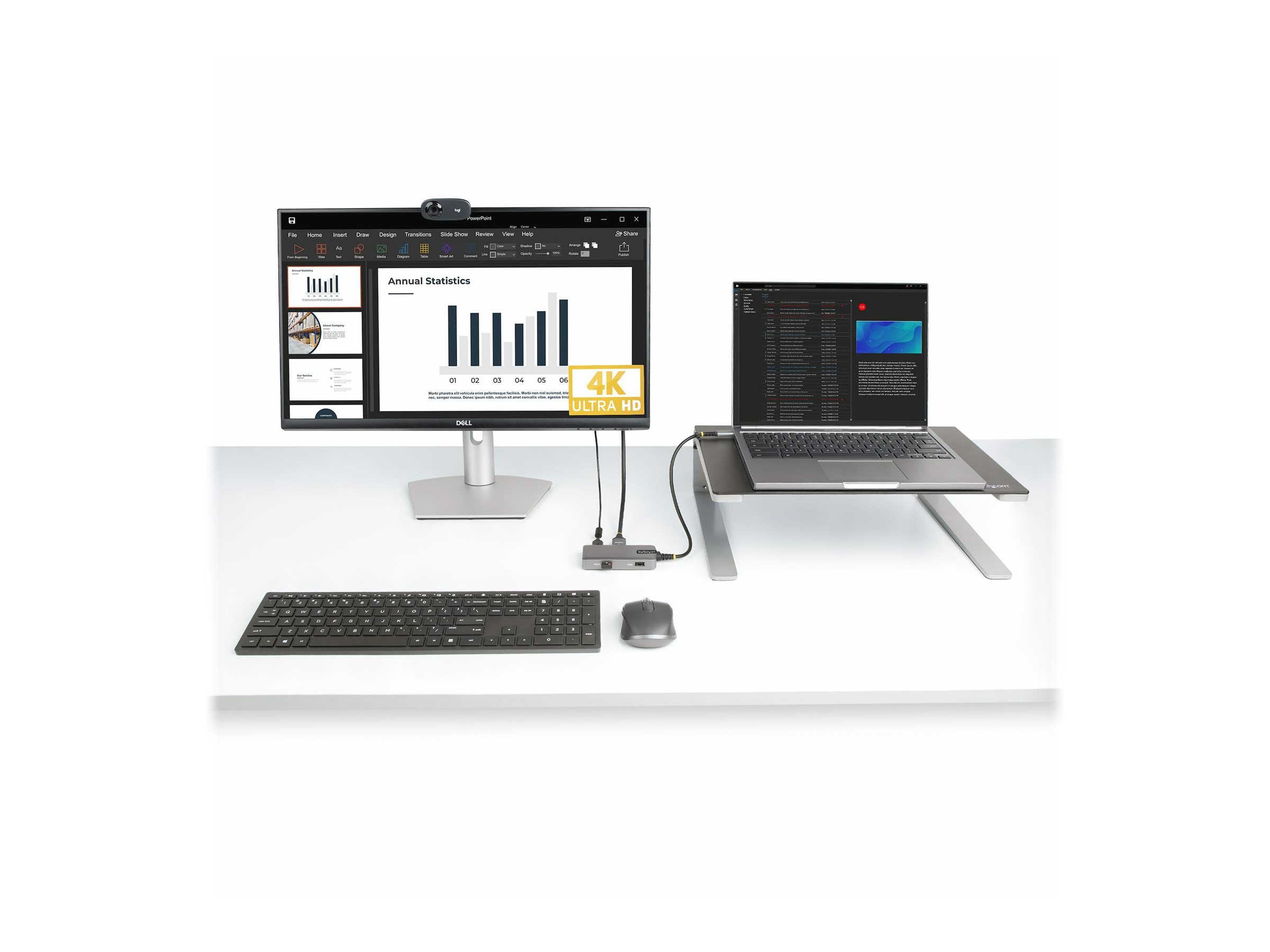 STARTECH.COM USB-C Multiport Adapter 4K 60Hz HDMI 3 Port USB Hub 100W PD Works with Chromebook-Laptop Dockingstation - Reiseadapter STARTECH.COM USB-C Multiport Adapter 4K 60Hz HDMI 3 Port USB Hub 100W PD Works with Chromebook-Laptop Dockingstation - Reiseadapter
