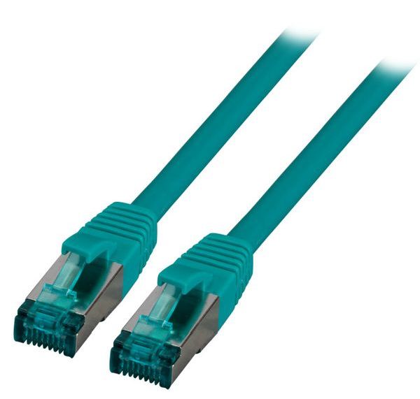 EFB Elektronik RJ45 Patchkabel S/FTP Cat.6A LSZH 3m grün