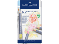 FABERCASTELL Goldfaber Aqua Aquarellstifte farbsortiert, 12 St