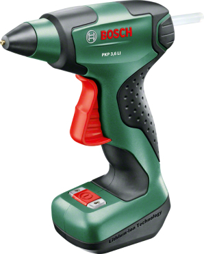 BOSCH PKP 3.6 LI Akku-Heissklebepistole gruen BOSCH PKP 3.6 LI Akku-Heissklebepistole gruen