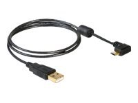 Delock Kabel USB-A Stecker > USB micro-B Stecker gewinkelt 90° links / rechts Delock Kabel USB-A Stecker > USB micro-B Stecker gewinkelt 90° links / rechts