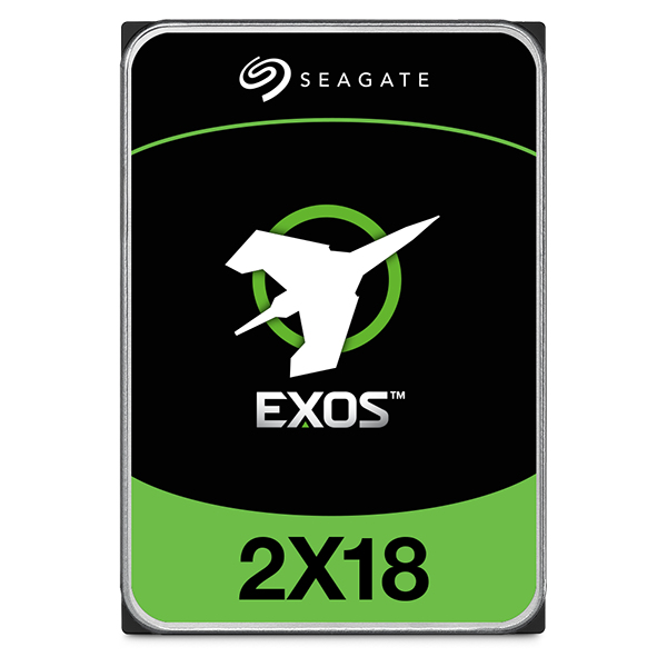 SEAGATE EXOS 2X18 SAS 18TB Helium 7200rpm 12Gbs 256MB cache 8,89cm 3,5Zoll