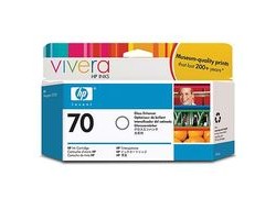 HP 70 original Ink cartridge C9459A gloss enhancer standard capacity 130ml 1-pack with Vivera Ink cartridge HP 70 original Ink cartridge C9459A gloss enhancer standard capacity 130ml 1-pack with Vivera Ink cartridge