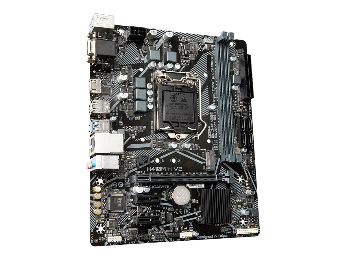GIGABYTE H410M H V2 LGA 1200 DDR4 1xM.2 4xSATA mATX MB