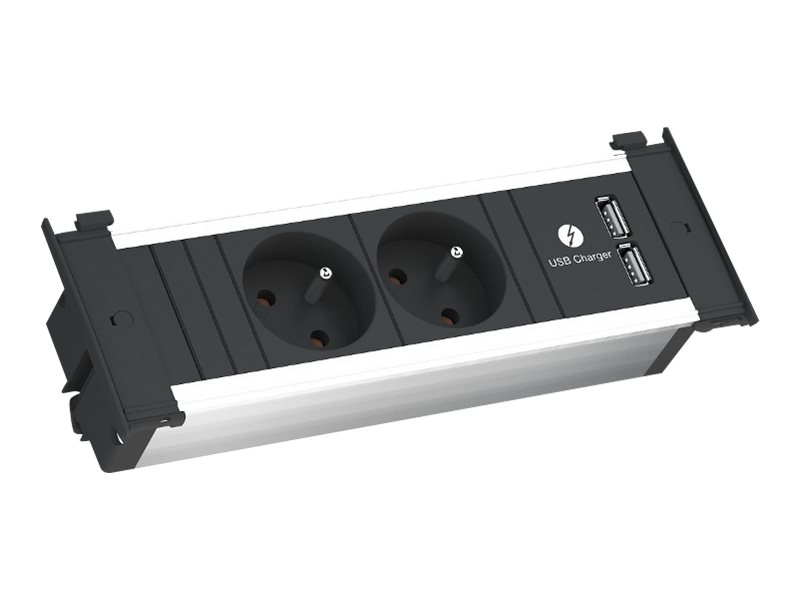 BACHMANN KAPSA Small 2x Schutzkontakt 1x USB Charger Montagestecker BACHMANN KAPSA Small 2x Schutzkontakt 1x USB Charger Montagestecker